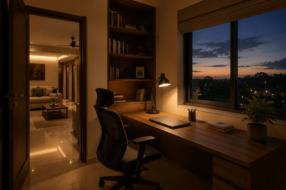 2.5 BHK residence with dedicated study room — Fusion 4 Oyster, Attur Layout, Yelahanka, Bangalore