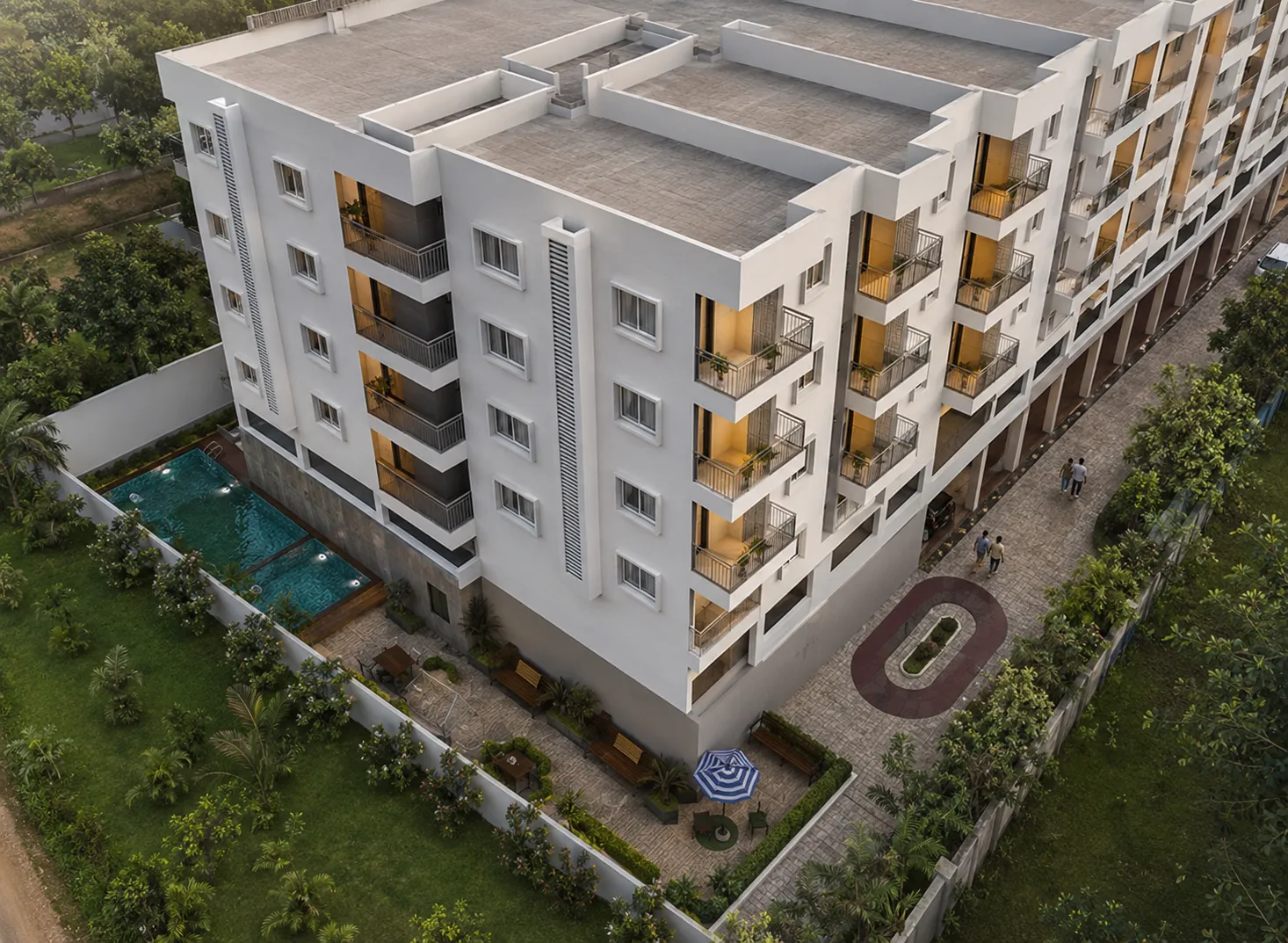 Anuraag Amogh ready-to-move apartment building exterior in Varthur, East Bangalore
