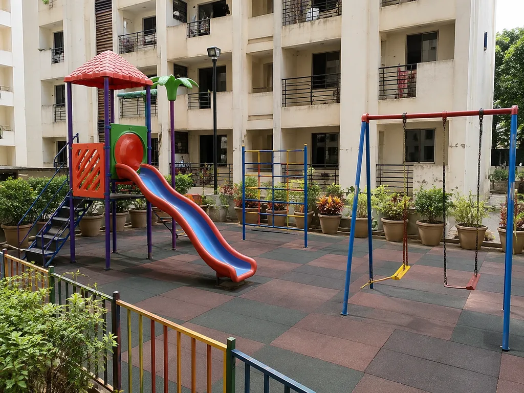 Children's play area amenity at Anuraag Amogh, Varthur, East Bangalore